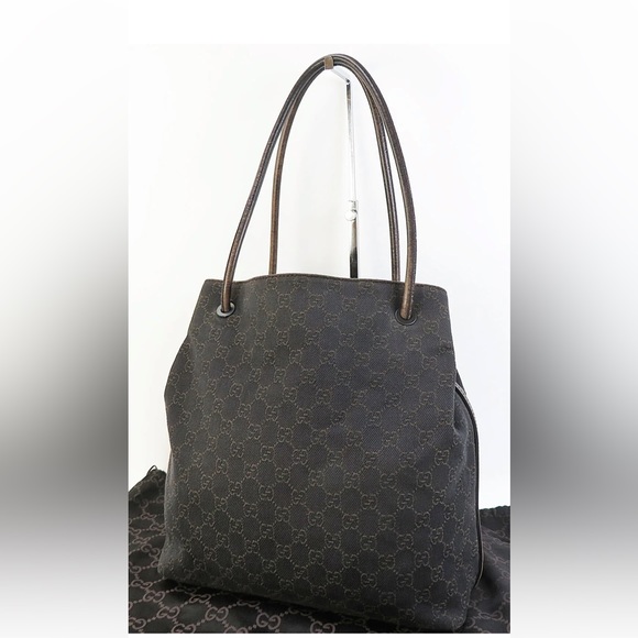 Authentic Gucci Canvas Tote - Picture 2 of 10